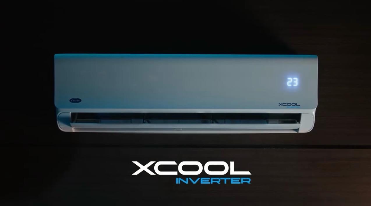 تكييف كاريير XCOOL انفرتر 3 حصان بارد ساخن R32